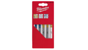 Set panze pentru fierastraie pendulare Milwaukee, 5 bucati, sistem prindere cu coada in forma de T, pentru lemn si metal, 4932345825 Set panze pentru fierastraie pendulare Milwaukee, 5 bucati, sistem prindere cu coada in forma de T, pentru lemn si metal, 4932345825