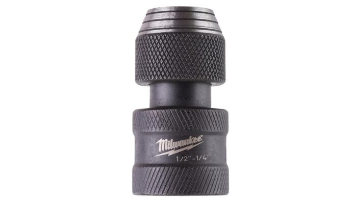 Adaptor pentru cheie tubulara Milwaukee, 1/2 inch, 1/4 inch Hex, DIN 3121/ ISO 1174, otel aliat, 4932471828 Adaptor pentru cheie tubulara Milwaukee, 1/2 inch, 1/4 inch Hex, DIN 3121/ ISO 1174, otel aliat, 4932471828