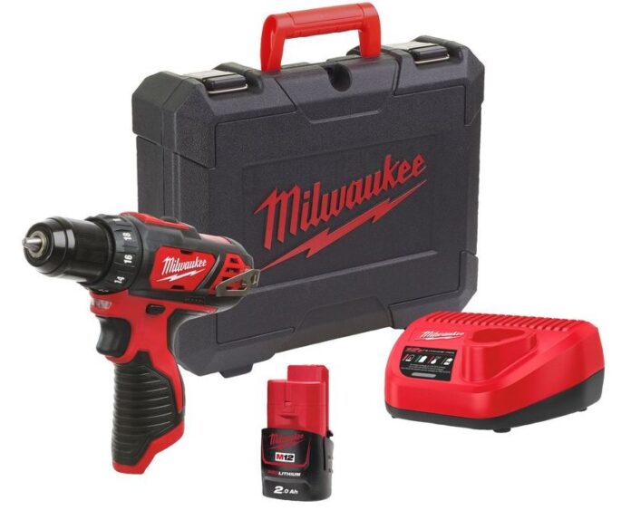 Masina de gaurit subcompacta cu acumulator si incarcator Milwaukee M12, cuplu 30Nm, mandrina metalica 10mm, 4933479439 Masina de gaurit subcompacta cu acumulator si incarcator Milwaukee M12, cuplu 30Nm, mandrina metalica 10mm, 4933479439
