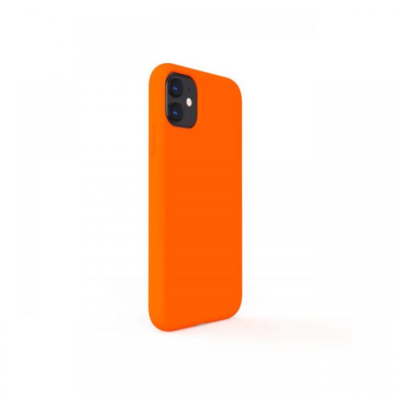 Husa iPhone 11 Lemontti Liquid Silicon Red