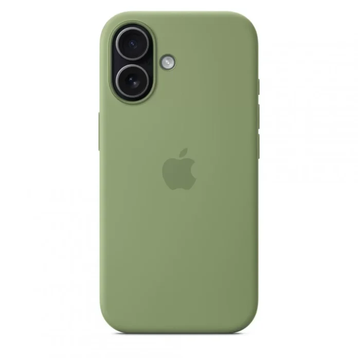 Husa de protectie Apple cu MagSafe pentru iPhone 17 Silicon Light Moss Husa de protectie Apple cu MagSafe pentru iPhone 17 Silicon Light Moss