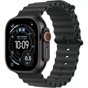 Smartwatch Apple Watch Ultra 3 GPS + Cellular 49mm Carcasa Black Titanium Bratara Black Ocean Band Smartwatch Apple Watch Ultra 3 GPS + Cellular 49mm Carcasa Black Titanium Bratara Black Ocean Band