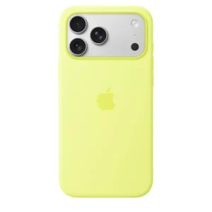 Husa de protectie Apple cu MagSafe pentru iPhone 17 Pro Max Silicon Neon Yellow Husa de protectie Apple cu MagSafe pentru iPhone 17 Pro Max Silicon Neon Yellow