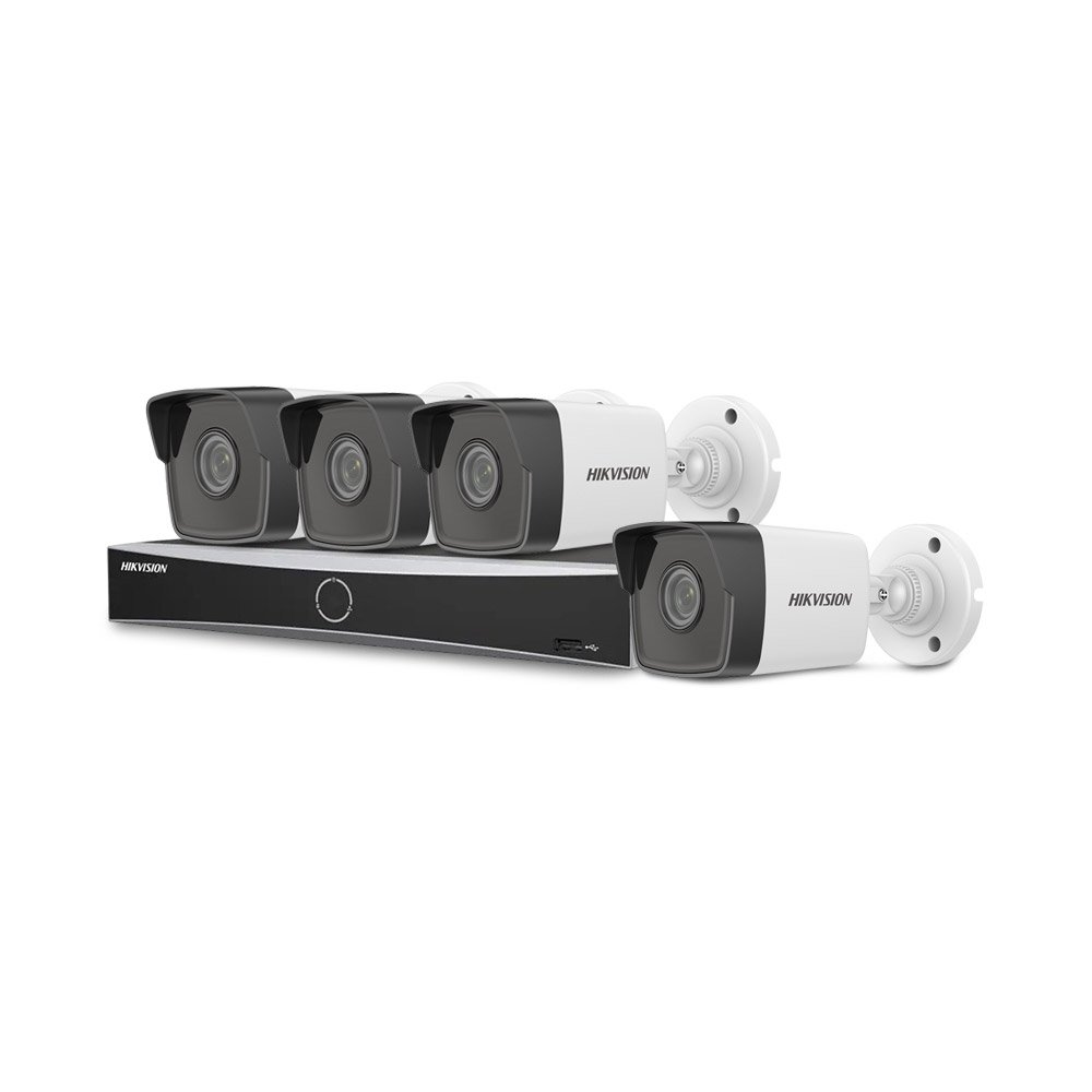 Sistem supraveghere IP exterior basic HikVision KIT-HIK-B4EXT2MP-30M-POE, 4 camere, 2 MP, 2.8 mm, IR 30 m Sistem supraveghere IP exterior basic HikVision KIT-HIK-B4EXT2MP-30M-POE, 4 camere, 2 MP, 2.8 mm, IR 30 m