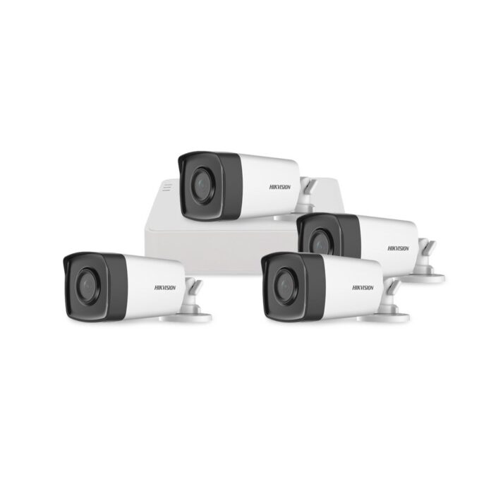 Sistem supraveghere exterior basic HikVision, 4 camere, 2 MP, IR 80 m, 3.6 mm Sistem supraveghere exterior basic HikVision, 4 camere, 2 MP, IR 80 m, 3.6 mm