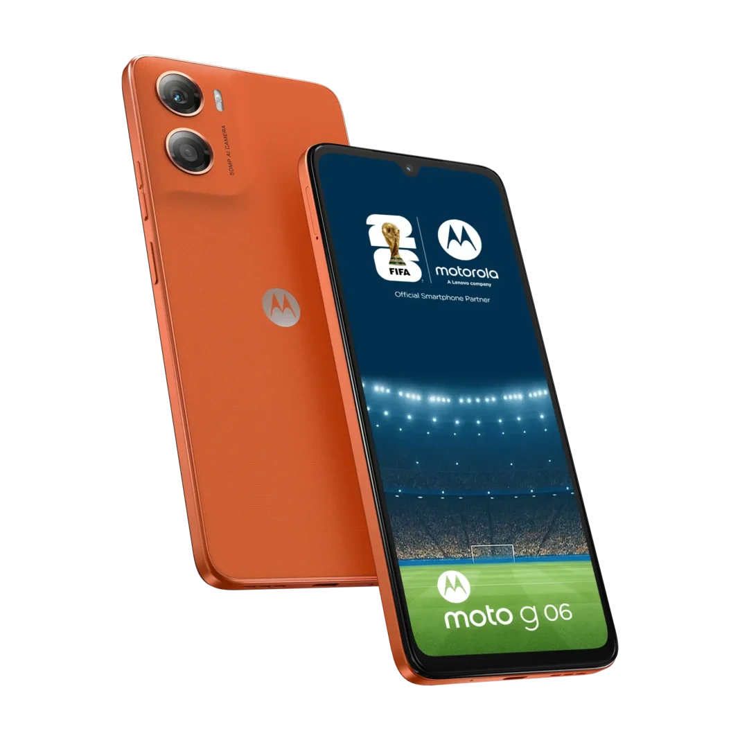 Telefon Mobil Motorola Moto G06 256GB Flash 4GB RAM Dual SIM 4G Arabesque Orange Telefon Mobil Motorola Moto G06 256GB Flash 4GB RAM Dual SIM 4G Arabesque Orange