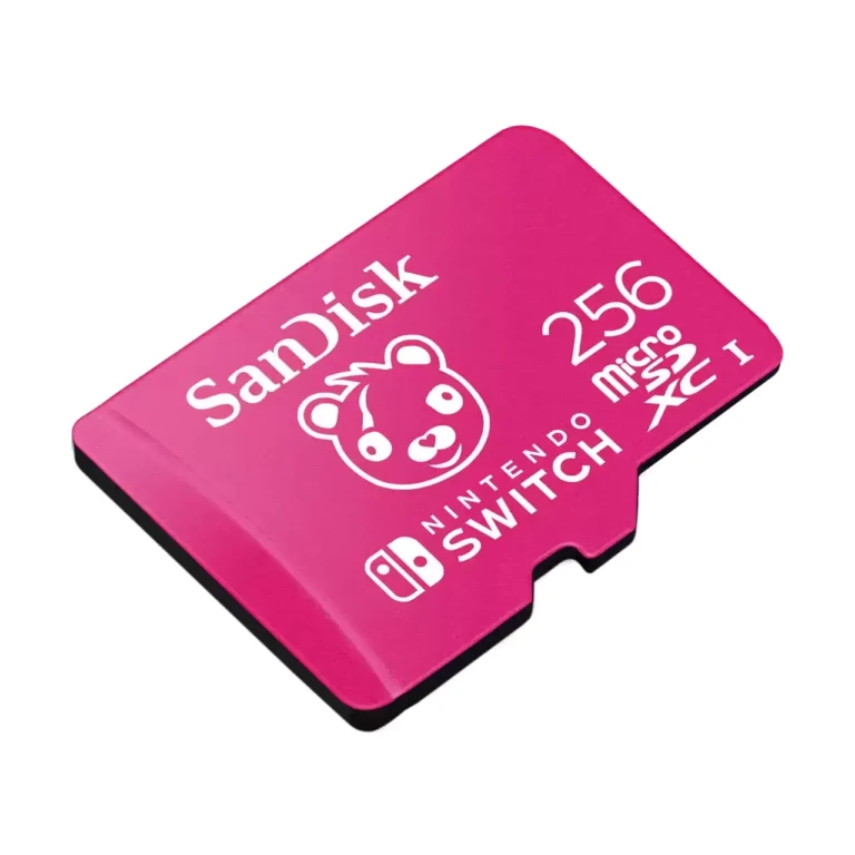 Card de memorie SanDisk pentru Nintendo Switch  Micro SDXC  256GB  UHS-I  Fortnite Edition
