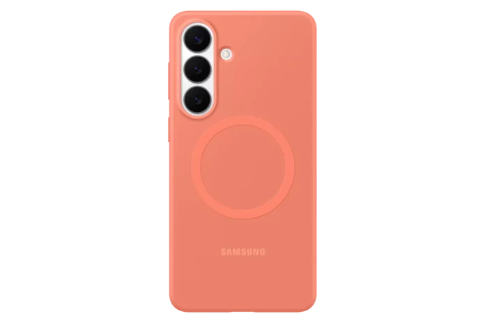 Husa Samsung Silicone Magnet Case pentru Galaxy S26 Plus Coralred Husa Samsung Silicone Magnet Case pentru Galaxy S26 Plus Coralred