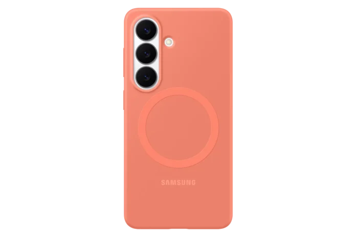 Husa Samsung Silicone Magnet Case pentru Galaxy S26 Coralred Husa Samsung Silicone Magnet Case pentru Galaxy S26 Coralred