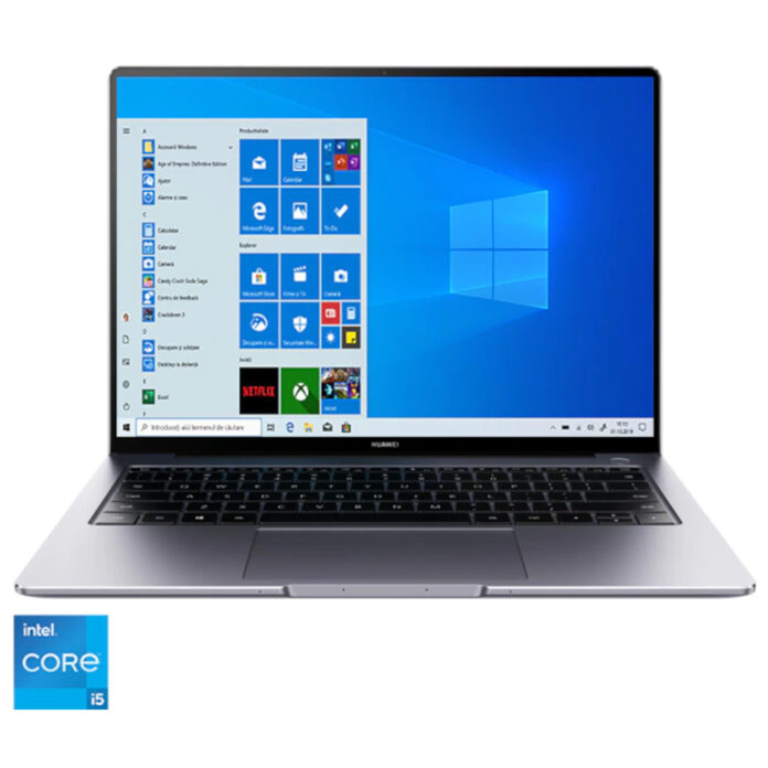 Laptop Huawei Matebook 14s, Intel Core i5-11300H, 14inch, 2.5K, Touch Display, 16 GB, 512GB SSD, Intel Iris Xe Graphics, Windows 10 Home, Argintiu Laptop Huawei Matebook 14s, Intel Core i5-11300H, 14inch, 2.5K, Touch Display, 16 GB, 512GB SSD, Intel Iris Xe Graphics, Windows 10 Home, Argintiu