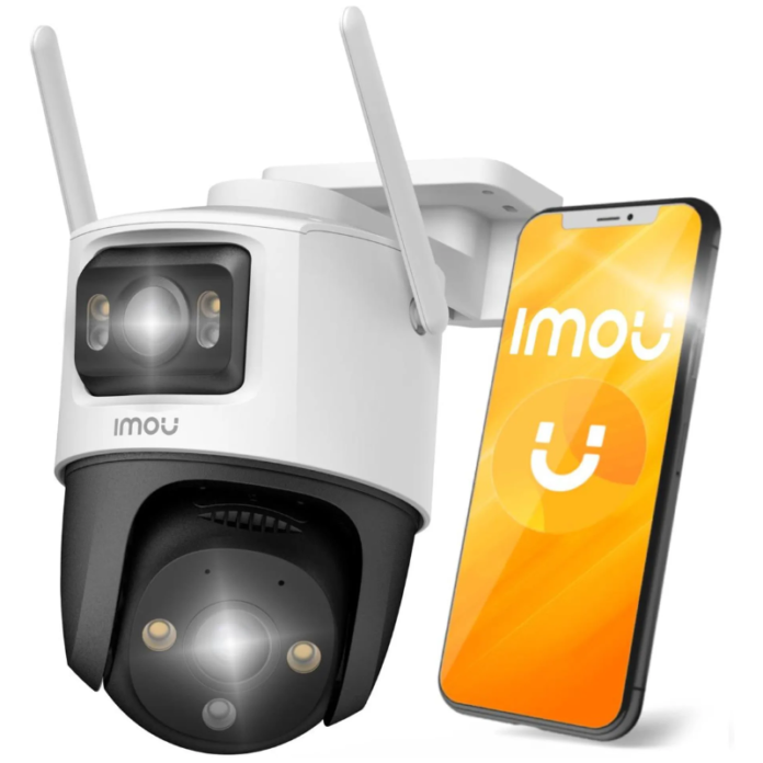 Sistem supraveghere Wi-Fi IMOU, 2 camere 5MP Alarma Dual Light 30m Audio, 1 camera rotativa Dual Lens 5+5MP Alarma Dual Light 30m Audio, NVR, Hard 1TB Sistem supraveghere Wi-Fi IMOU, 2 camere 5MP Alarma Dual Light 30m Audio, 1 camera rotativa Dual Lens 5+5MP Alarma Dual Light 30m Audio, NVR, Hard 1TB