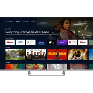 Televizor Smart LED Tesla, 55E635SUS, 139 cm, 4K UHD, frameless, silver, Android TV 11, HDR10, Clasa E Televizor Smart LED Tesla, 55E635SUS, 139 cm, 4K UHD, frameless, silver, Android TV 11, HDR10, Clasa E