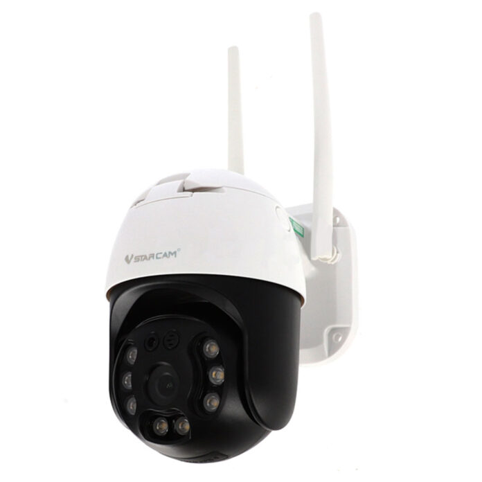 Camera supraveghere wireless IP WiFi Speed Dome PT Vstarcam CS64, 2 MP, IR 20 m, 3.6 mm, slot card, microfon, detectie miscare Camera supraveghere wireless IP WiFi Speed Dome PT Vstarcam CS64, 2 MP, IR 20 m, 3.6 mm, slot card, microfon, detectie miscare