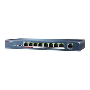 Switch 8 porturi PoE, 1 port uplink- HIKVISION Switch 8 porturi PoE, 1 port uplink- HIKVISION