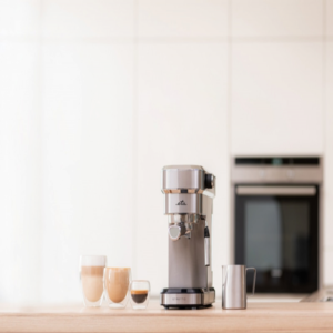 Espressor manual ETA Stretto 2180, 1350 W,0.75 L, dispozitiv spumare, 15 bar, otel inoxidabil Espressor manual ETA Stretto 2180, 1350 W,0.75 L, dispozitiv spumare, 15 bar, otel inoxidabil