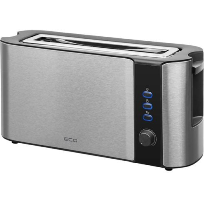 Prajitor de paine ECG ST 10630 inox , 1000 W, 2 felii, 6 niveluri rumenire Prajitor de paine ECG ST 10630 inox , 1000 W, 2 felii, 6 niveluri rumenire