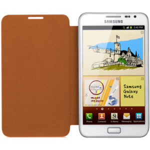 Husa Flip Cover Samsung EFC-1E1COECSTD pentru Galaxy Note, Portocaliu Husa Flip Cover Samsung EFC-1E1COECSTD pentru Galaxy Note, Portocaliu