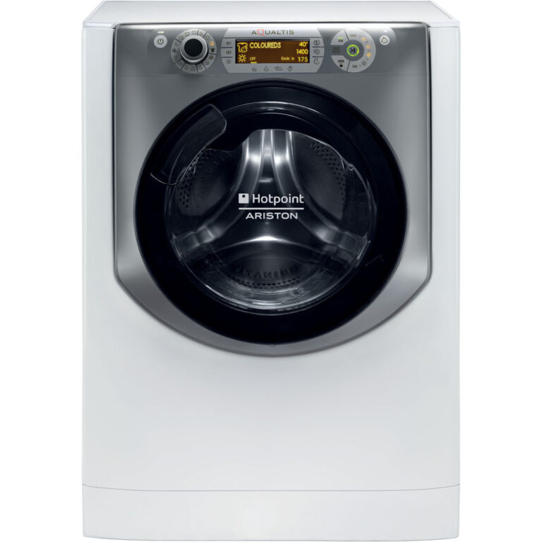 Masina de spalat rufe cu uscator Hotpoint AQD970D49EU/B, 9 kg spalare / 7kg uscare, 1400 rpm, Clasa A