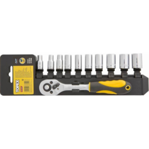 Set de 11 Chei Tubulare Topex, Dimensiune 4-13 mm Set de 11 Chei Tubulare Topex, Dimensiune 4-13 mm