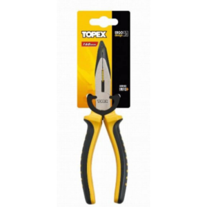 Cleste cu Varf Indoit Topex, 160 mm, Otel, Manere Ergonomice Cleste cu Varf Indoit Topex, 160 mm, Otel, Manere Ergonomice