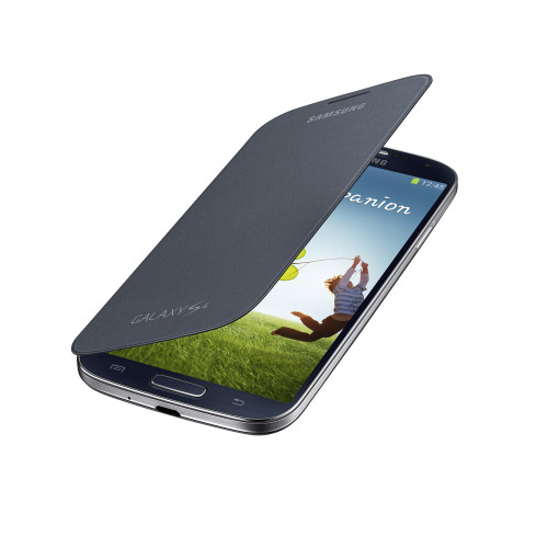 Husa Samsung Flip Cover EF-FI950BBEGWW pentru Galaxy S4, Neagra Husa Samsung Flip Cover EF-FI950BBEGWW pentru Galaxy S4, Neagra