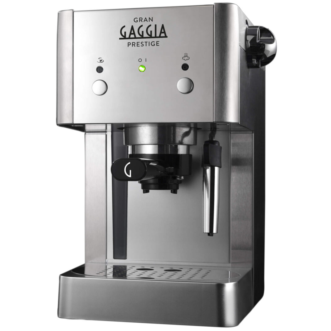Espressor manual Gaggia Gran Prestige GES-GR-03PG, 950 W, 1 L, 15 bar, Argintiu