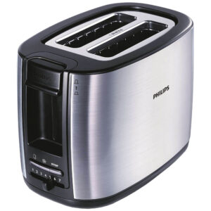 Prajitor de paine Philips HD2628, 950 W, 2 felii, Argintiu/Negru Prajitor de paine Philips HD2628, 950 W, 2 felii, Argintiu/Negru