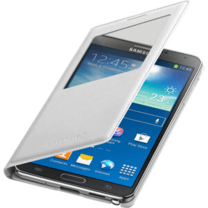 Husa Flip S-View Samsung pentru Galaxy Note 3, Alb Husa Flip S-View Samsung pentru Galaxy Note 3, Alb