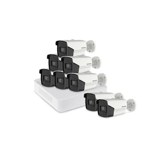 Sistem supraveghere exterior basic HikVision, 8 camere, 8 MP, IR 60 m, 2.8 mm Sistem supraveghere exterior basic HikVision, 8 camere, 8 MP, IR 60 m, 2.8 mm