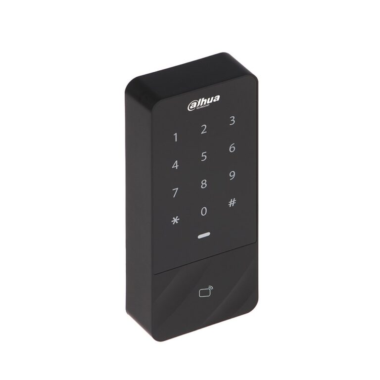 Control acces standalone Dahua ASI1201E-D-V1, 13,56 MHz, TCP/IP, Mifare, 30.000 de utilizatori, PIN, parola, RS-485/Wiegand