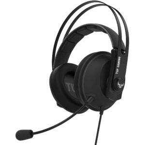 Casti gaming cu microfon Asus TUF H7 Core, Negru/Galben Casti gaming cu microfon Asus TUF H7 Core, Negru/Galben