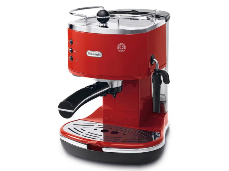 Espressor manual DeLonghi ECO310.R ICONA, 1050 W, 1.4 L, 15 bar, Rosu
