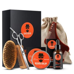 Pachet ingrijire barba, set cadou, 7 piese, Orange Edition, Envisha Pachet ingrijire barba, set cadou, 7 piese, Orange Edition, Envisha