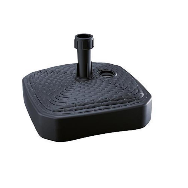 Suport pentru umbrela Strend Pro MPKR, PVC, antracit, 10-26 mm, 12 litri, 390x390x130 mm