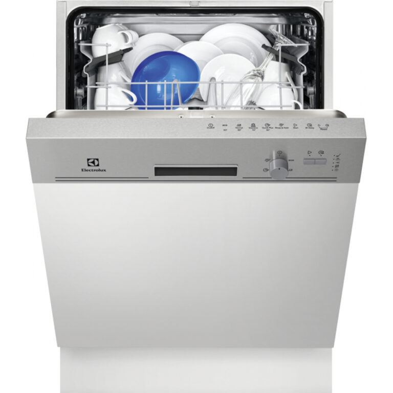 Masina de spalat vase semi-incorporabila Electrolux ESI5201LOX, 13 Seturi, 5 Programe, Clasa A+, 60 cm, Inox