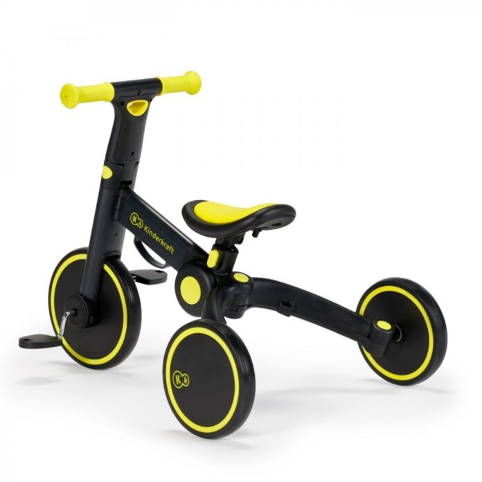 Tricicleta pentru copii Kinderkraft 4trike Black Volt transformabila, cu cadru de aluminiu, pliabila, roti din spuma Eva, 3 functii, greutate redusa doar 3,5 kg, de la 12 luni Tricicleta pentru copii Kinderkraft 4trike Black Volt transformabila, cu cadru de aluminiu, pliabila, roti din spuma Eva, 3 functii, greutate redusa doar 3,5 kg, de la 12 luni
