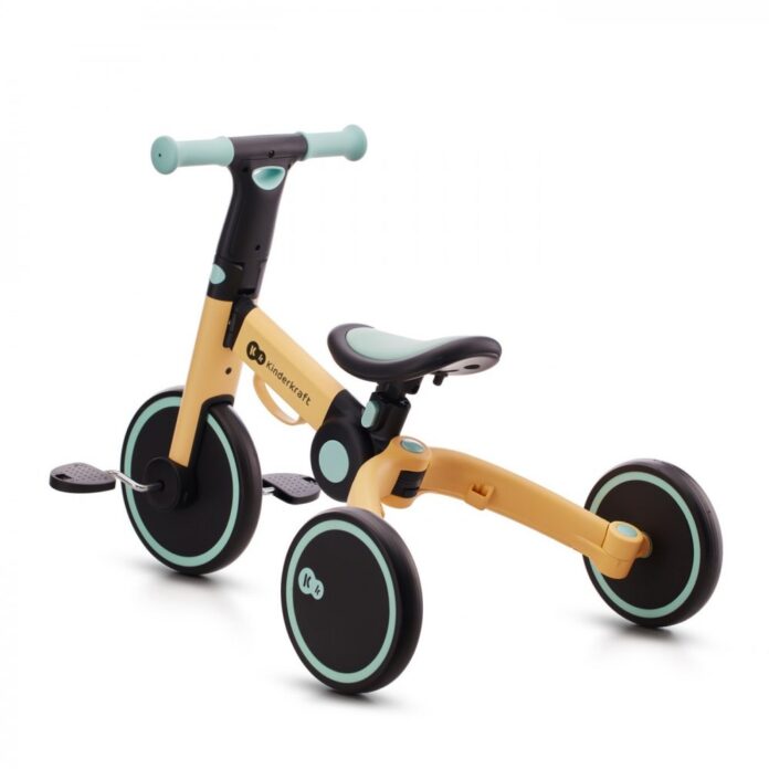 Tricicleta pentru copii Kinderkraft 4trike Sunflower Blue transformabila, cu cadru de aluminiu, pliabila, roti din spuma Eva, 3 functii, greutate redusa doar 3,5 kg, de la 12 luni Tricicleta pentru copii Kinderkraft 4trike Sunflower Blue transformabila, cu cadru de aluminiu, pliabila, roti din spuma Eva, 3 functii, greutate redusa doar 3,5 kg, de la 12 luni