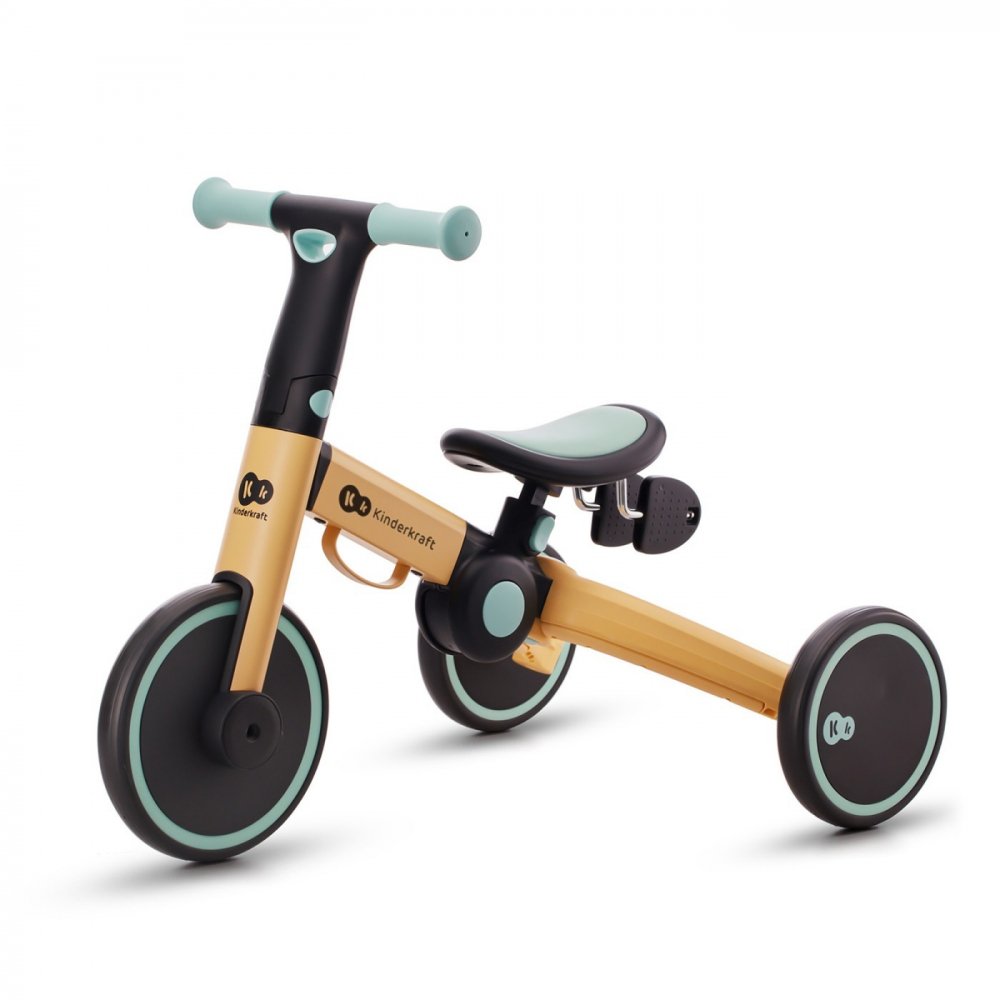Tricicleta pentru copii Kinderkraft 4trike Sunflower Blue transformabila, cu cadru de aluminiu, pliabila, roti din spuma Eva, 3 functii, greutate redusa doar 3,5 kg, de la 12 luni Tricicleta pentru copii Kinderkraft 4trike Sunflower Blue transformabila, cu cadru de aluminiu, pliabila, roti din spuma Eva, 3 functii, greutate redusa doar 3,5 kg, de la 12 luni