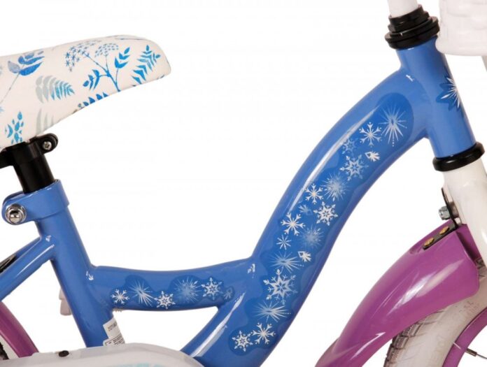 Bicicleta pentru copii EL Disney Frozen 12 inch CB, frana de mana pe roata fata, scaun si ghidon reglabil, spite metalice, roti gonflabile, stopuri reflectorizante Bicicleta pentru copii EL Disney Frozen 12 inch CB, frana de mana pe roata fata, scaun si ghidon reglabil, spite metalice, roti gonflabile, stopuri reflectorizante