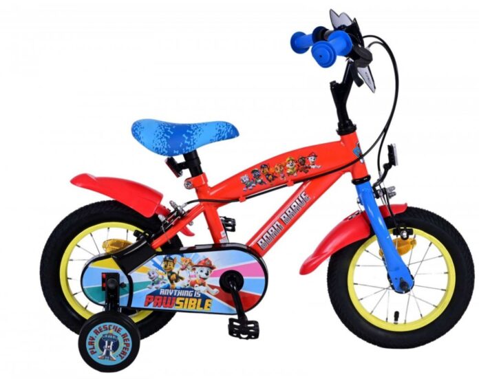 Bicicleta pentru copii EL Paw Patrol Core 12 inch, frana de mana pe ambele roti, scaun si ghidon reglabil, spite metalice, roti gonflabile, stopuri reflectorizante Bicicleta pentru copii EL Paw Patrol Core 12 inch, frana de mana pe ambele roti, scaun si ghidon reglabil, spite metalice, roti gonflabile, stopuri reflectorizante