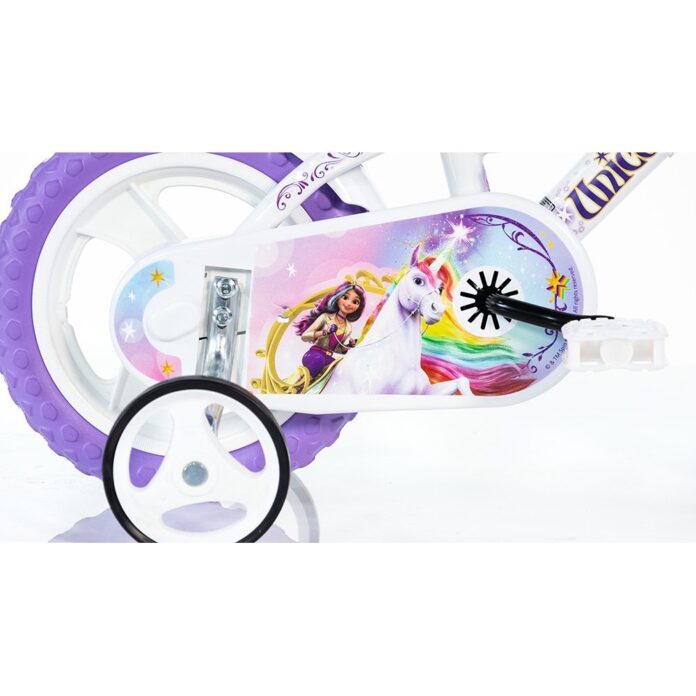 Bicicleta copii Dino Bikes 12 inch Unicorn Academy