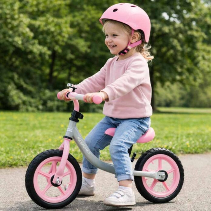 Bicicleta de echilibru fara pedale pentru copii, Ikonka, cu Ghidonul si Saua reglabile in inaltime, greutate redusa 1.8 kg, Trike Fix Balance Blue Bicicleta de echilibru fara pedale pentru copii, Ikonka, cu Ghidonul si Saua reglabile in inaltime, greutate redusa 1.8 kg, Trike Fix Balance Blue