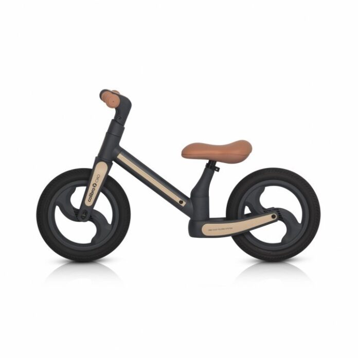 Bicicleta de echilibru pentru copii, fara pedale, pliabila, cu scaunelul si ghidonul reglabile pe inaltime, cu roti din cauciuc de 12 inch, Colibro Ciao Forest Green Bicicleta de echilibru pentru copii, fara pedale, pliabila, cu scaunelul si ghidonul reglabile pe inaltime, cu roti din cauciuc de 12 inch, Colibro Ciao Forest Green