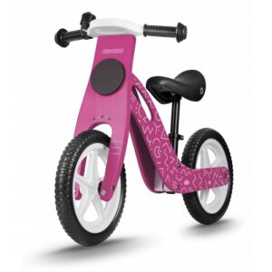 Bicicleta copii din lemn fara pedale Ricokids Roz, roti spuma EVA, de la 2 ani, inaltimea scaunului 33-43 cm, manere cauciucate, scaun moale din spuma Bicicleta copii din lemn fara pedale Ricokids Roz, roti spuma EVA, de la 2 ani, inaltimea scaunului 33-43 cm, manere cauciucate, scaun moale din spuma