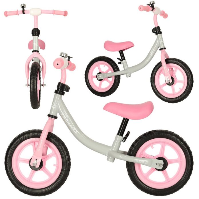 Bicicleta de echilibru fara pedale pentru copii, Ikonka, cu Ghidonul si Saua reglabile in inaltime, greutate redusa 1.8 kg, Trike Fix Balance Blue Bicicleta de echilibru fara pedale pentru copii, Ikonka, cu Ghidonul si Saua reglabile in inaltime, greutate redusa 1.8 kg, Trike Fix Balance Blue