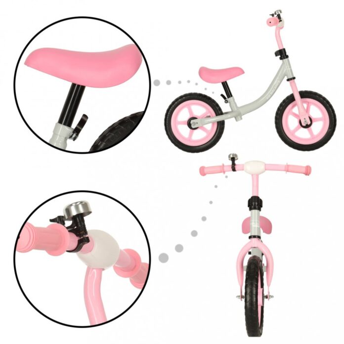 Bicicleta de echilibru fara pedale pentru copii, Ikonka, cu Ghidonul si Saua reglabile in inaltime, greutate redusa 1.8 kg, Trike Fix Balance Blue Bicicleta de echilibru fara pedale pentru copii, Ikonka, cu Ghidonul si Saua reglabile in inaltime, greutate redusa 1.8 kg, Trike Fix Balance Blue