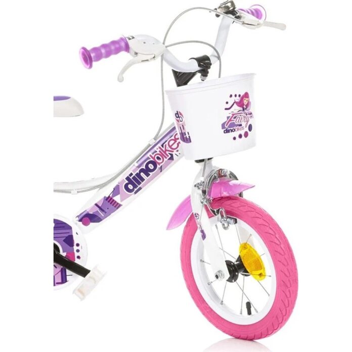Bicicleta pentru copii Dino Bikes Fairy Roz 12 inch