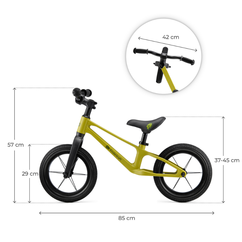 Bicicleta pentru copii Kinderkraft Eter Lime fara pedale, roti 12 inch, scaun ergonomic reglabil, greutate admisa 35 kg Bicicleta pentru copii Kinderkraft Eter Lime fara pedale, roti 12 inch, scaun ergonomic reglabil, greutate admisa 35 kg