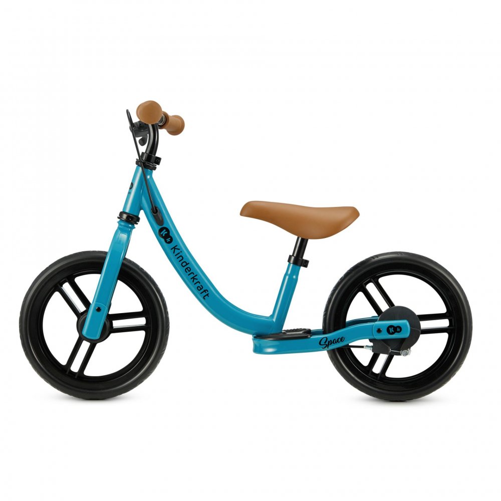 Bicicleta pentru copii Kinderkraft Space Dark Pink fara pedale, cu suport picioare, frana de mana, greutate admisa 35 kg Bicicleta pentru copii Kinderkraft Space Dark Pink fara pedale, cu suport picioare, frana de mana, greutate admisa 35 kg