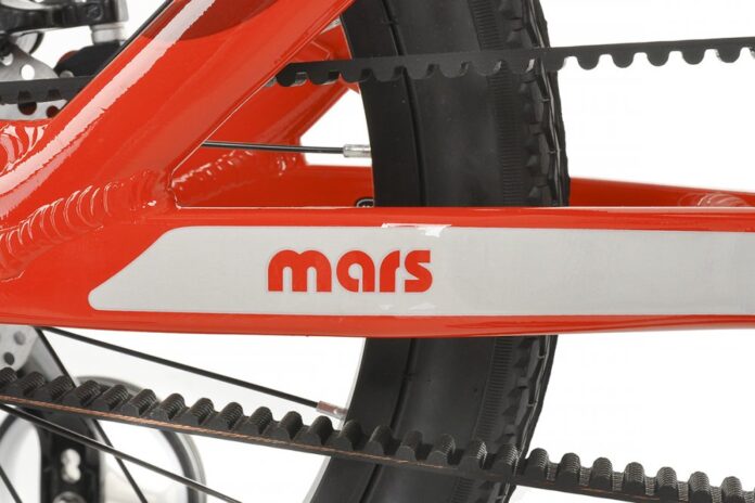 Bicicleta pentru copii Royal Baby 16 inch Mars M1601C RosuAlb 4-6 ani, cadru din aluminiu, roti ajutatoare, frana spate mecanica pe disc frana fata C-brake